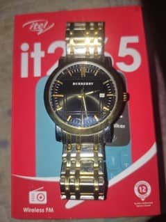 Burberry watch swiss made stainless steel 50 m bu1350