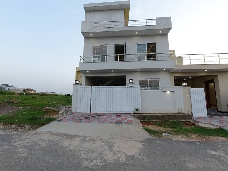 5 Marla Double Unit House Available For Sale In Gulshan E Sehat E-18 Block Hamza Islamabad 0