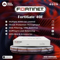 FORTINET FortiGate-40F | Fire''wall Appliance | Branded Used (WithBox)