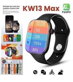 Series 9 KW13 max Smartwatch HD display with 7 straps