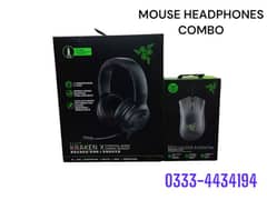 RAZER KRAKEN X HEADPHONES  AND DEATH ADDER ORIGNAL GAMING MOUSE