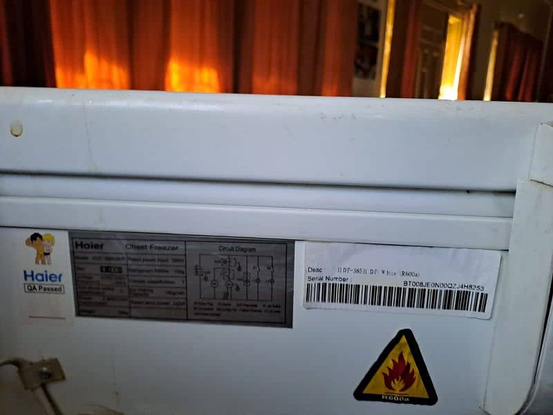 Haier chest freezer 2