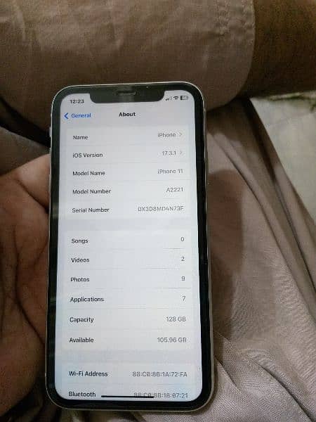 iphone 11 non pta factory unlocked icloud claer all ok 128gb 1