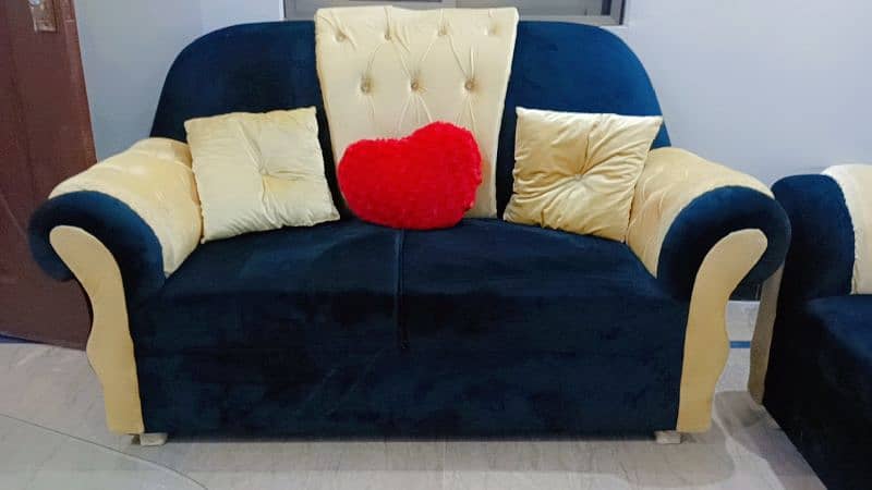 Welvet  Sofa set 1