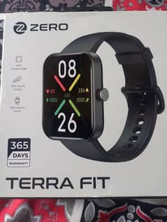 Zero Lifestyle Terra Fit Samart watch Black Color