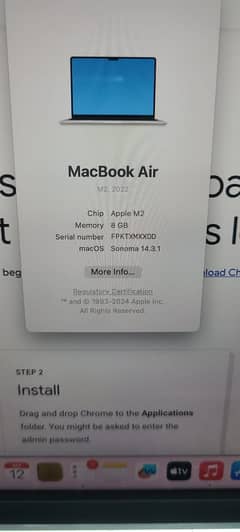 Macbook Air M2 8/256