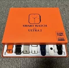 Original 2024 S100 Ultra 7 In 1 Smartwatch For Men Women 2.2” inch