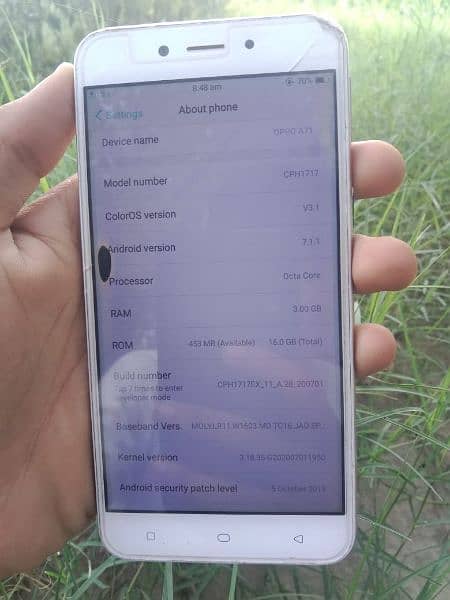 oppo A71 for sale fresh  condition 4