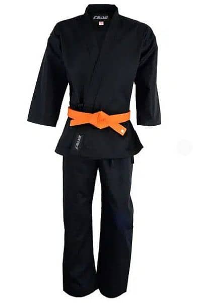 Karate Uniform, Suit, kimono, Black, Taekwando, Martial Arts ONA. BAF 3