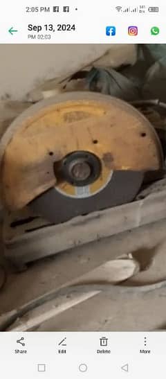 steel cutter used Dewalt