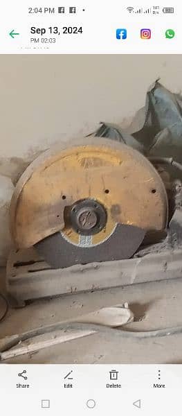 steel cutter used Dewalt 1