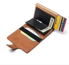 PU Leather Wallet & Pop up card holder