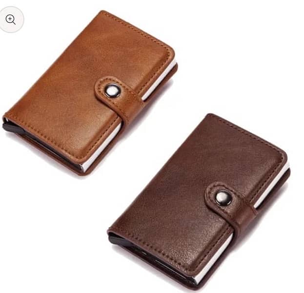 PU Leather Wallet & Pop up card holder 1