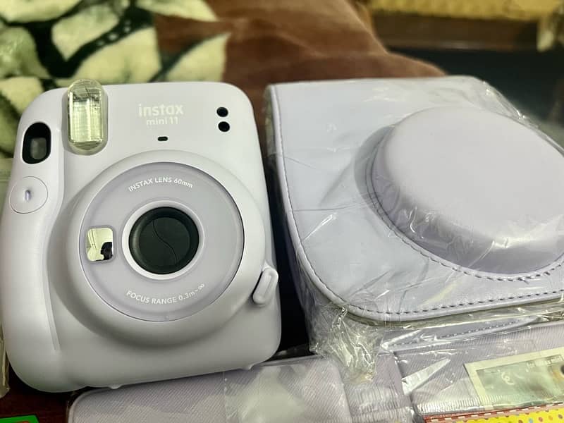 Intax mini 11 instant camera with all accessories 9