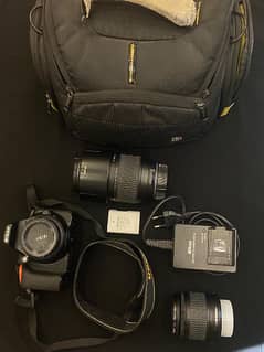 Nikon d5600 almost brand new with 7300 Tamron zoom lens