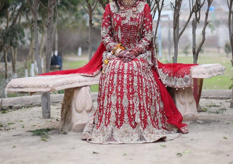 Red Bridal Lhanga 2