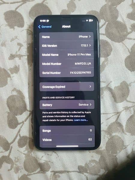 IPHONE 11 PRO MAX 64GB 5