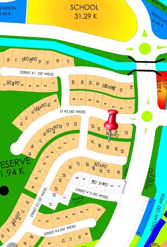 DHA 3 ISLAMABAD I 510 Sq Yd plot for sale in serene city 0