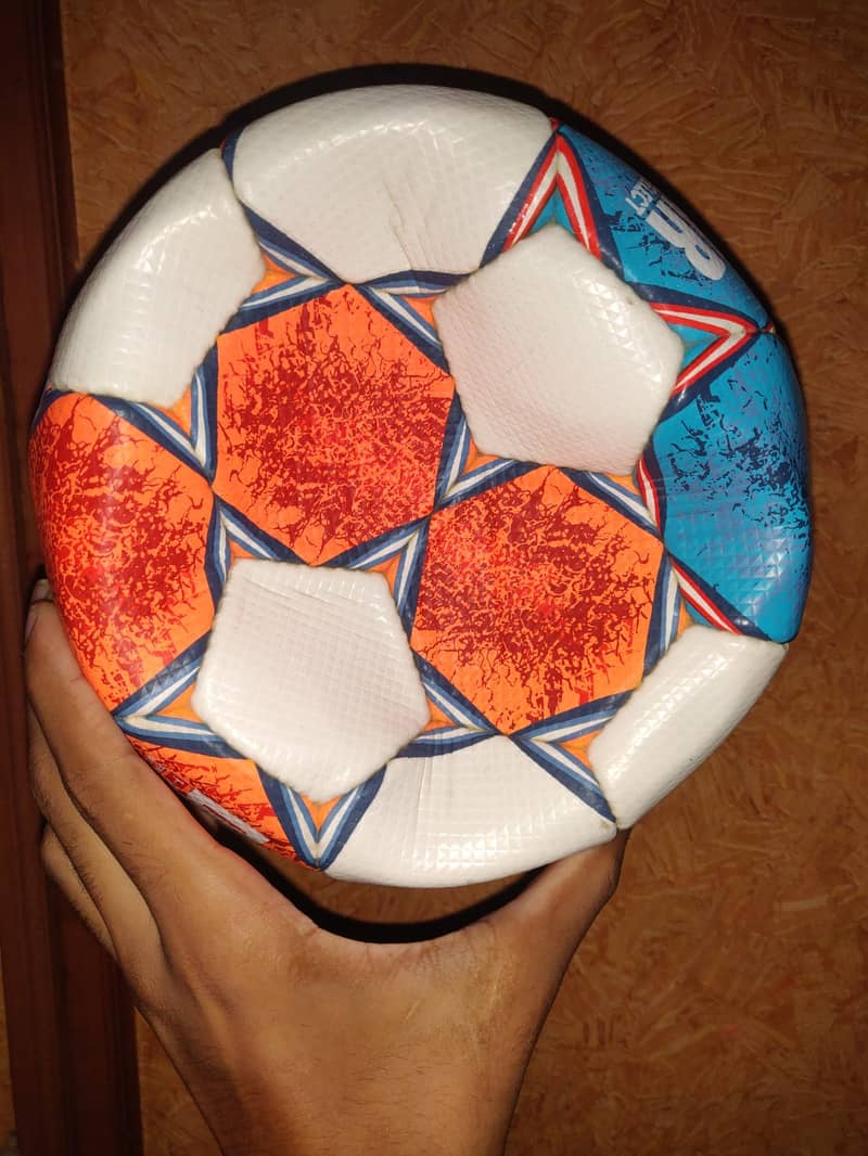 100% original hand stitched derbystar football. Two color combo. 2