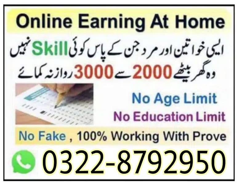 Online job at Home/Part Time/Data Entry/Typing/Assignments/Teaching 0