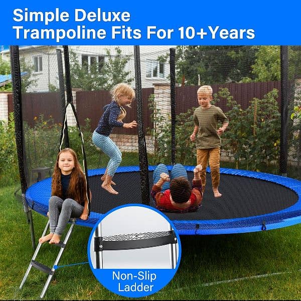 Imported Trampoline 12 Feet with Safety Net for Kids & Adults. 0