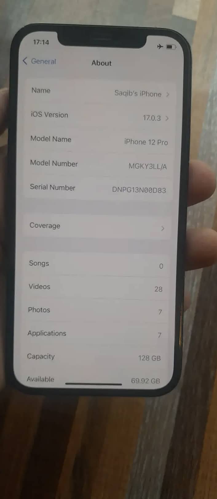 IPhone 12 PRO 128GB JV NON-PTA 4