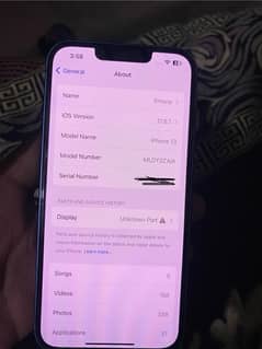 Iphone 13 non pta 128 gb with box