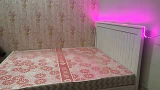 New Double bed with new mattress and dressing 0