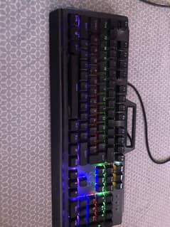 RGB light keyboard semi mechanical keyboard