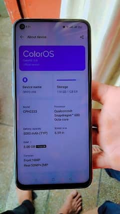 oppo a96 8/128 10.9 condition