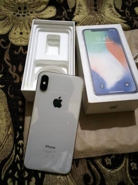 iPhone X 256GB PTA approved with orginal accessories 1