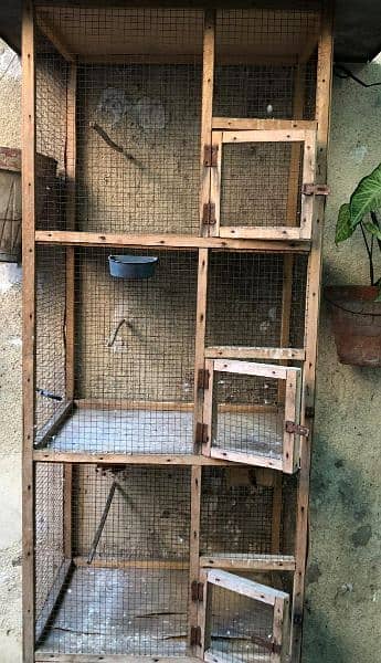 Folding cage and wooden cage for sale 1