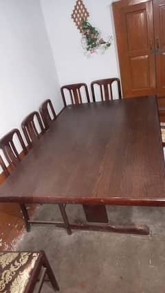 Dinning Table + 6 chairs