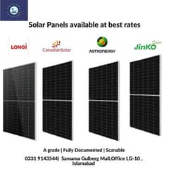 solar panels and inverter available at best rate