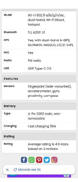 Moto one 5g 4.128 Pta ok 0343 7574476 wtsup Cll 6