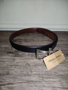 Men's reversible semi-formal/casual leather belt 0