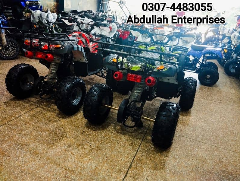 125cc hunter model atv quad bike 4 wheel for sale delivery all Pak 5