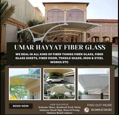 Fiber glass canopy or gazebo / fiber shades / Fiber works / car sheds