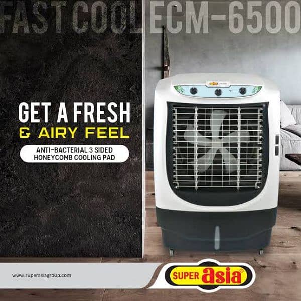 Super Asia Air Cooler ECM 6500 Plus Fast Cool 0