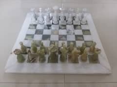 Chess set Onyx marble chess set new with velvet box best for gift