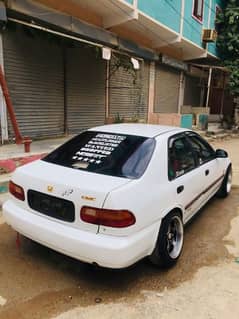 Honda Civic EXi 1995 fully loaded modified urgent sale #03182559250