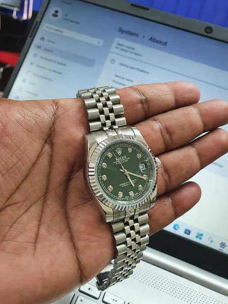 ROLEX DATEJUST LUXURIOUS GREEN 0