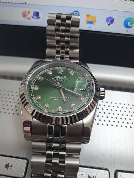 ROLEX DATEJUST LUXURIOUS GREEN 2