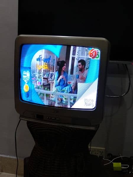 Television with trolly 4