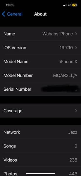 iPhone X 64gb pta approved 2