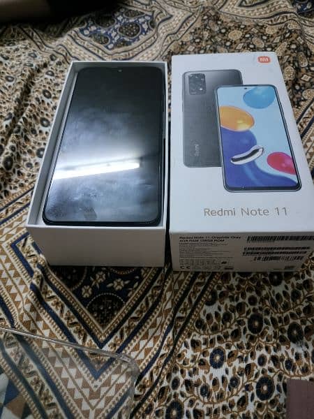 Xiaomi REDME NOTE 11 COMPLETE BOX ORiginal charger only glass chamged 0