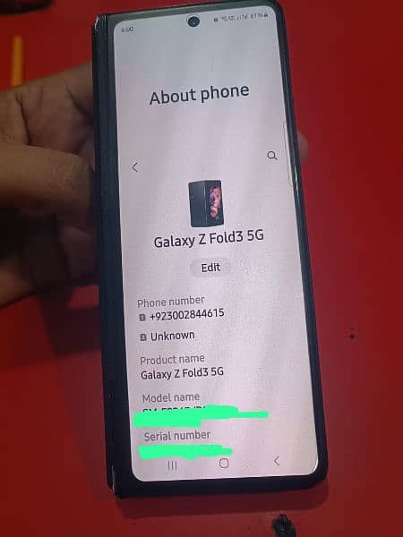 samsung fold 3 duel sim pta aproved 03002844615 8
