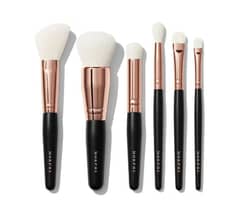 MORHE ROSE AWAY GOLD MAKEUP BRUSH SET (6pcs)