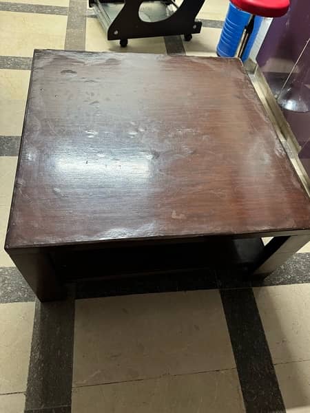 Wooden table 3ft x 3ft 2