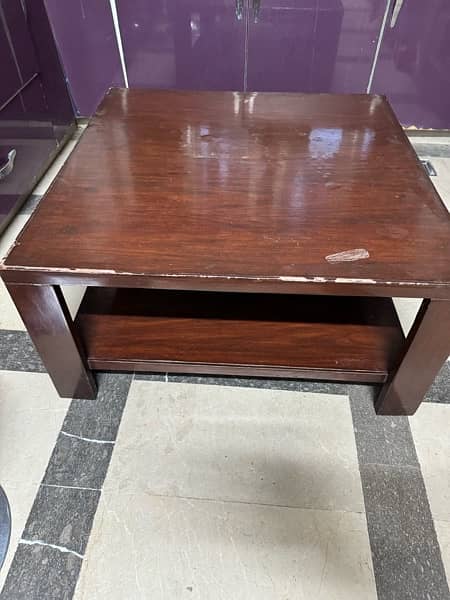 Wooden table 3ft x 3ft 3